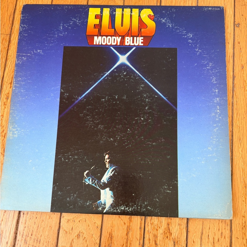Elvis- Original Moody Blue Vinyl Record